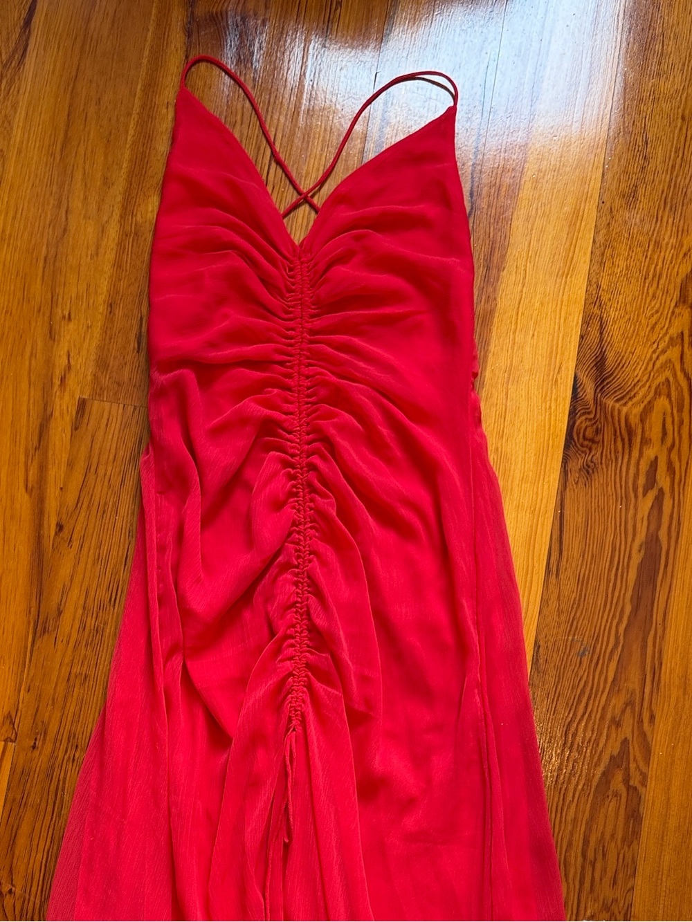 Free People Vibrant red Simone dress